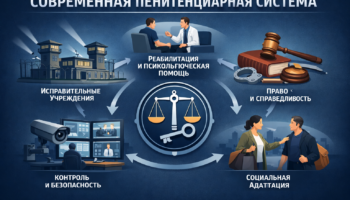 Modern penitentiary system diagram